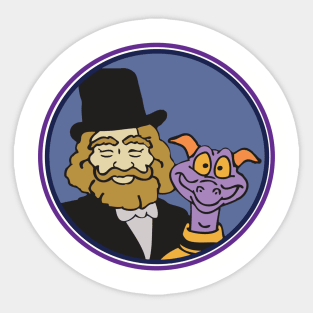 Figment and Dreamfinder Sticker